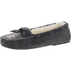 Minnetonka Lodge Trapper Womens Suede Slip On Moccasins In Multi