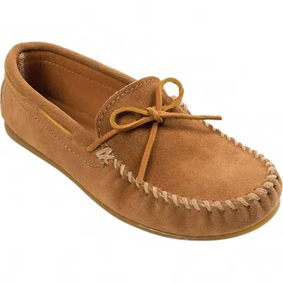 Minnetonka Men's Classic Moccasin In Taupe