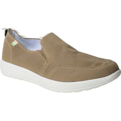 Minnetonka Men's Expanse Slip On Shoe In Khaki In Green