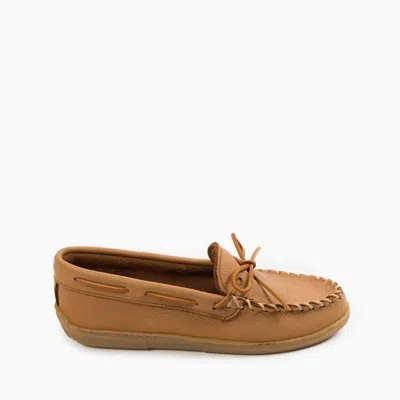 Minnetonka Men's Moosehide Classic Moccasin In Natural