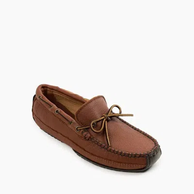 Minnetonka Men's Moosehide Weekender Shoes In Carmel