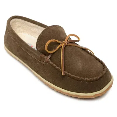 Minnetonka Men's Taft Shoe In Autumn Brown In Multi