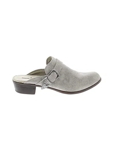 Pre-owned Minnetonka Mule/clog In Gray