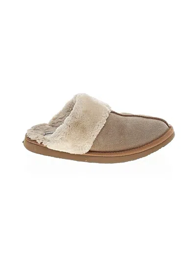 Pre-owned Minnetonka Mule/clog In Tan