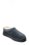 Minnetonka Neva Faux Fur Lined Slipper In Charcoal