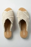 Minnetonka Pepper Espadrille Slide Sandal In White