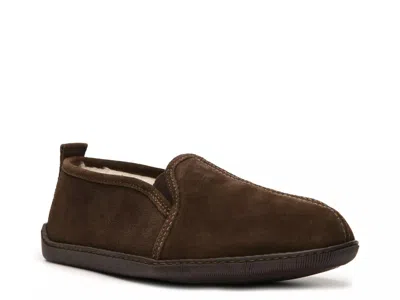 Minnetonka Pile Lined Romeo Slipper In Brown