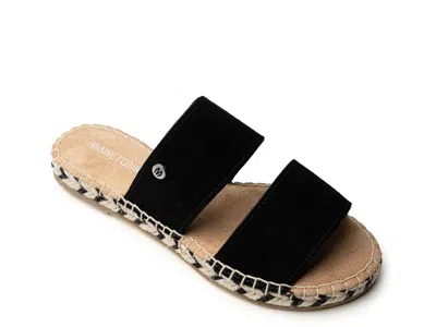Minnetonka Poppie Espadrille Sandal In Black