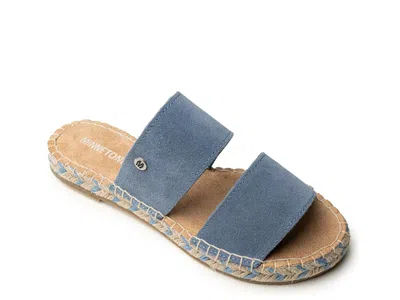 Minnetonka Poppie Espadrille Sandal In Blue