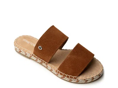 Minnetonka Poppie Espadrille Sandal In Brown