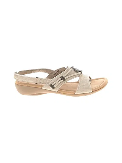 Pre-owned Minnetonka Sandals In Tan