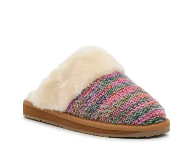 Minnetonka Shar Scuff Slipper In Multi
