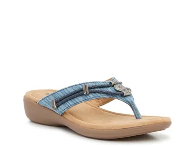 Minnetonka Silverbay Sandal In Blue