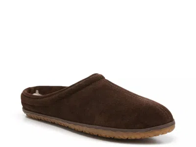 Minnetonka Taylor Scuff Slipper In Brown