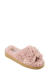 Minnetonka Teddy 3 Faux Fur Slipper In Multi
