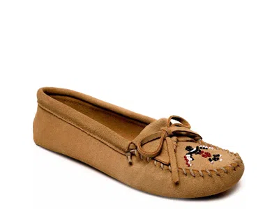 Minnetonka Thunderbird Animikii Moccasin Flat In Brown