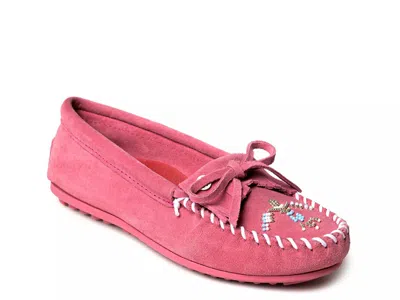 Minnetonka Thunderbird Animikii Moccasin Loafer In Pink