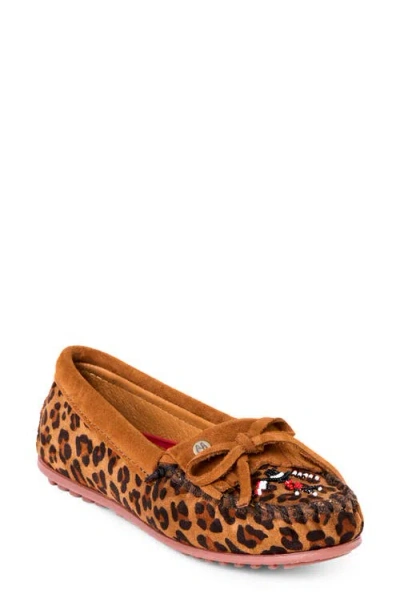 Minnetonka Thunderbird Animikii Moccasin Slipper In Brown