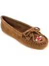 MINNETONKA THUNDERBIRD II WOMENS SUEDE BEADED MOCCASINS