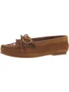 Minnetonka Sarong Womens Fabric Slip On Slide Sandals In Brown