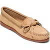 Minnetonka Tie Slipper In Taupe