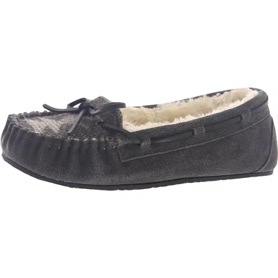 Minnetonka Tila Womens Suede Aztec Moccasins In Multi