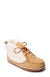 Minnetonka Torrey Faux Fur Slipper Bootie In Cinnamon Multi