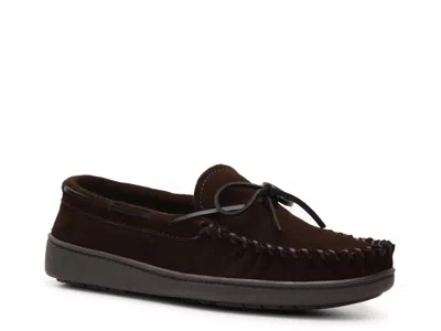 Minnetonka Trevor Slipper In Brown