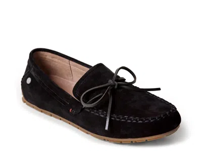 Minnetonka Wide Width Moc Loafer In Black