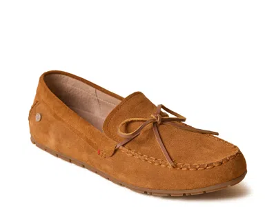 Minnetonka Wide Width Moc Loafer In Brown