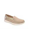 Minnetonka Women's Discover Canvas Moccasin In Natural