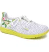 Minnetonka Women's Eco Anew Sneaker In Tropical White-multi