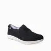 Minnetonka Women's Expanse Canvas Slip On Shoes In Black