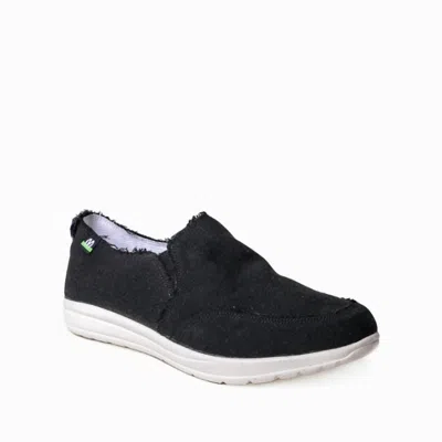 Minnetonka Women's Expanse Canvas Slip On Shoes In Black