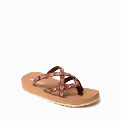 Minnetonka Women's Hanna Sandal In Brown