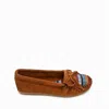 Minnetonka Kiltie Driving Shoe In Multi