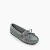Minnetonka Women's Kilty Hardsole Moccasin In Storm Blue
