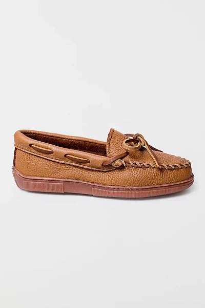 Minnetonka Women's Moosehide Classic Loafers In Natural, Women's At Urban Outfitters In Brown