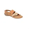 Minnetonka Women's Salma Sandal In Honey Closeouts In Multi