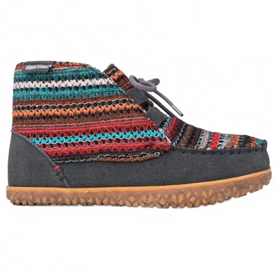 Minnetonka Women's Torrey Slipper Bootie In Multi Sunset Stripe