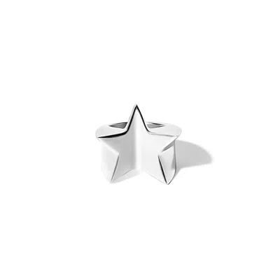 Minnie Lane Women's Silver Alice Star Ring