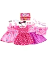 MINNIE MOUSE DISNEY JUNIOR MINNIE MOUSE BOWDAZZLING DRESS UP TRUNK SET, 21 PIECES