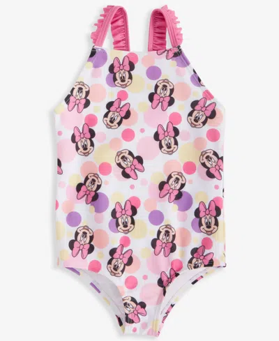 Minnie Mouse Babies' Toddler Girls  One-piece Swimsuit In Pink