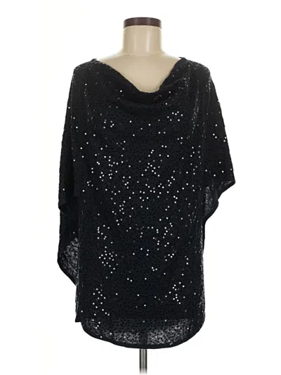 Pre-owned Minnie Rose 3/4 Sleeve Blouse In Black