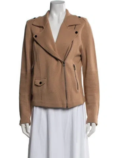 Pre-owned Minnie Rose Biker Jacket In Brown