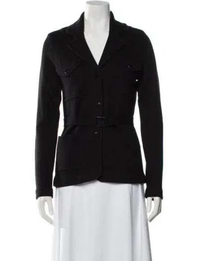 Pre-owned Minnie Rose Blazer In Black