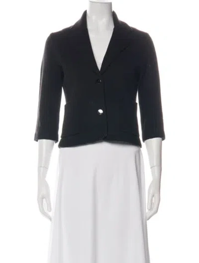 Pre-owned Minnie Rose Blazer In Black