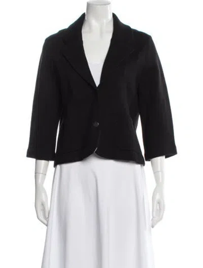 Pre-owned Minnie Rose Blazer In Black