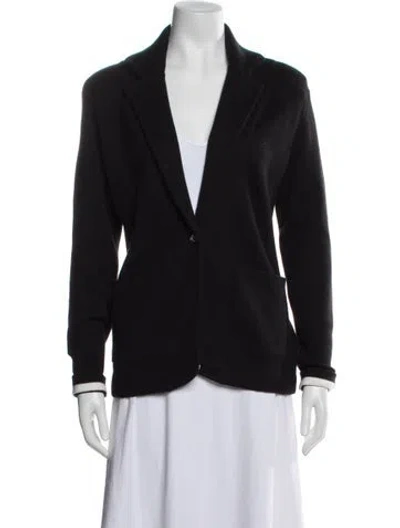 Pre-owned Minnie Rose Blazer In Black