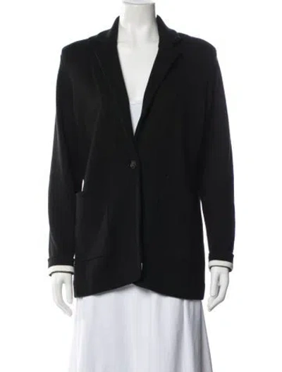 Pre-owned Minnie Rose Blazer In Black
